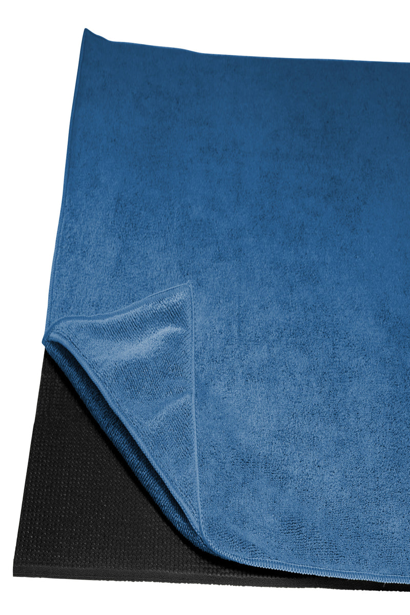 Port Authority Microfiber Stay Fitness Mat Towel - Aegean Blue