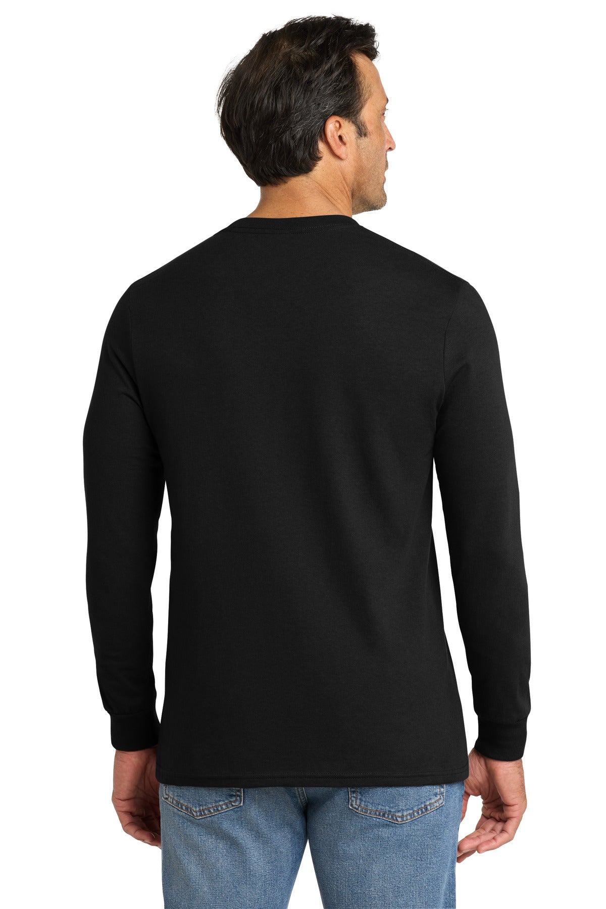 Volunteer Knitwear All-American Long Sleeve Tee - Deep Black