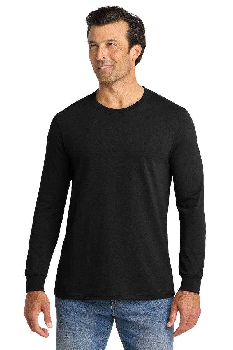 Volunteer Knitwear All-American Long Sleeve Tee - Deep Black