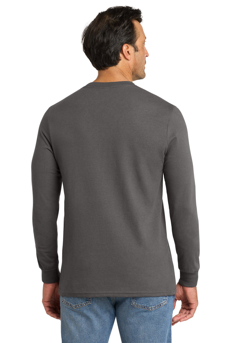 Volunteer Knitwear All-American Long Sleeve Tee - Grey Steel