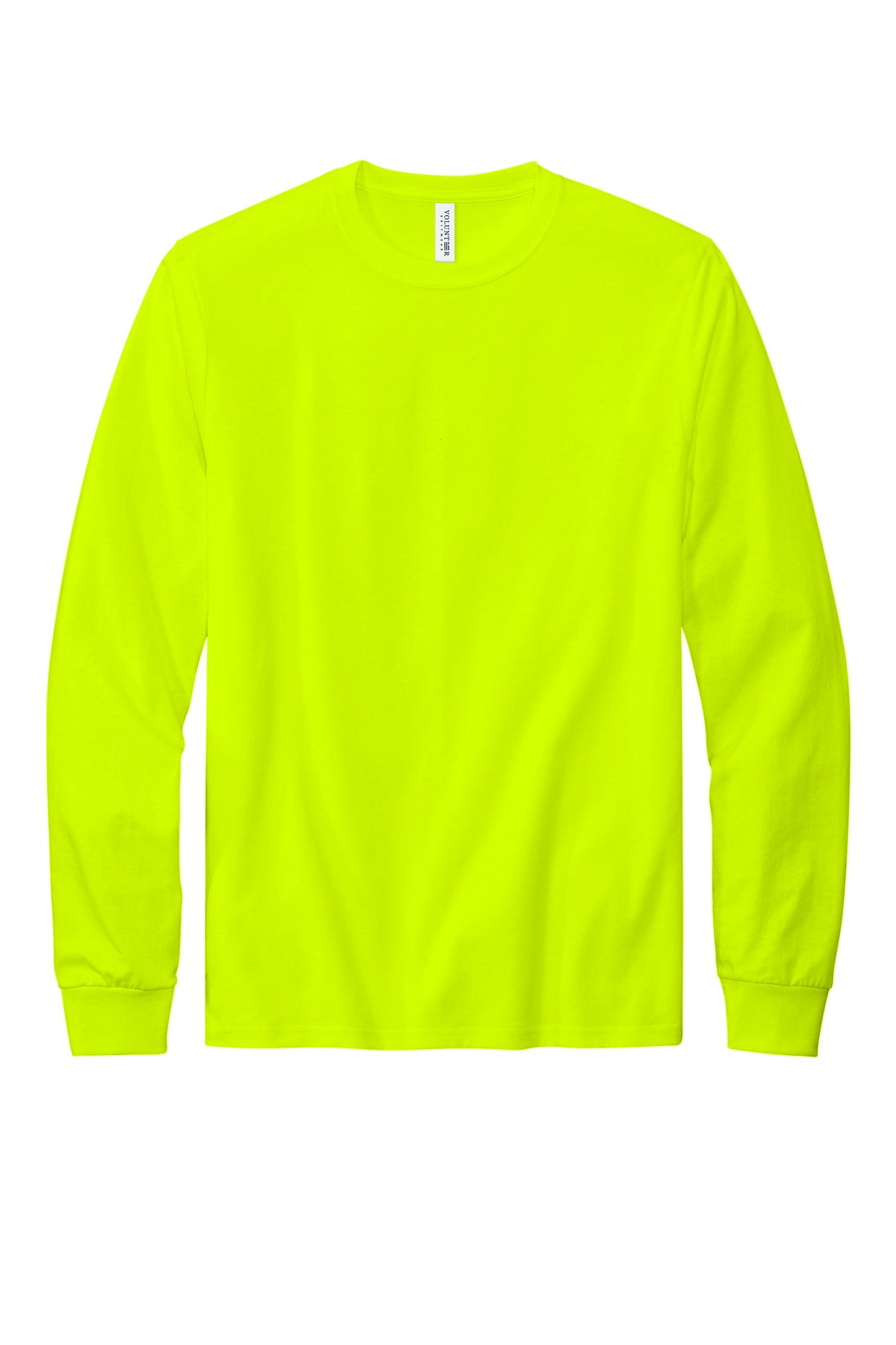 Volunteer Knitwear All-American Long Sleeve Tee - Safety Green