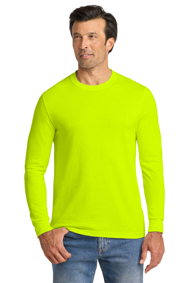 Volunteer Knitwear All-American Long Sleeve Tee - Safety Green