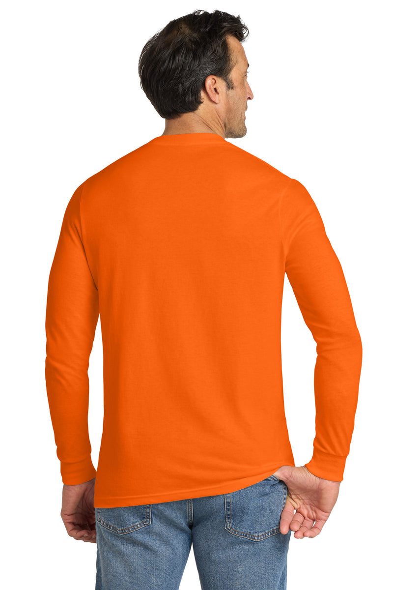 Volunteer Knitwear All-American Long Sleeve Tee - Safety Orange
