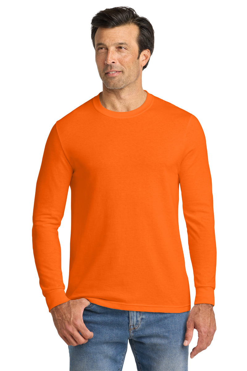 Volunteer Knitwear All-American Long Sleeve Tee - Safety Orange
