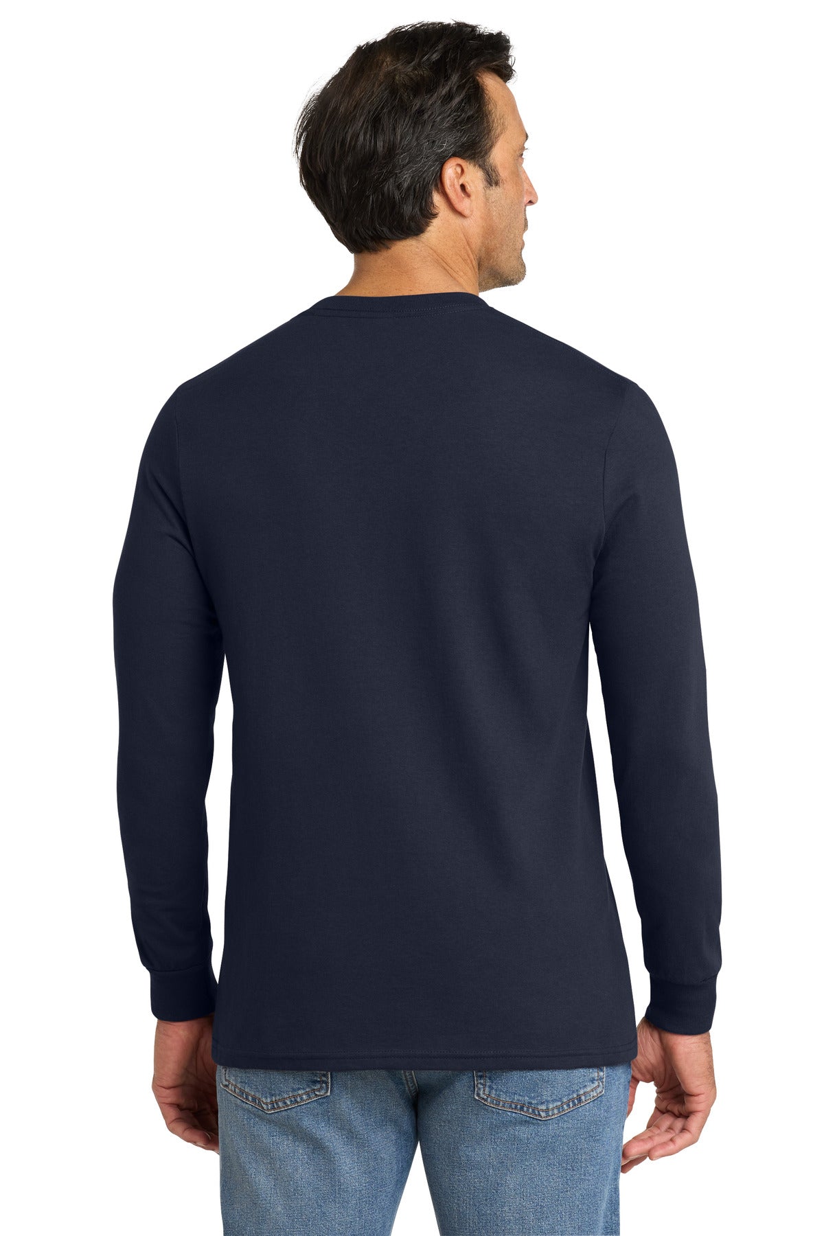 Volunteer Knitwear All-American Long Sleeve Tee - Strong Navy