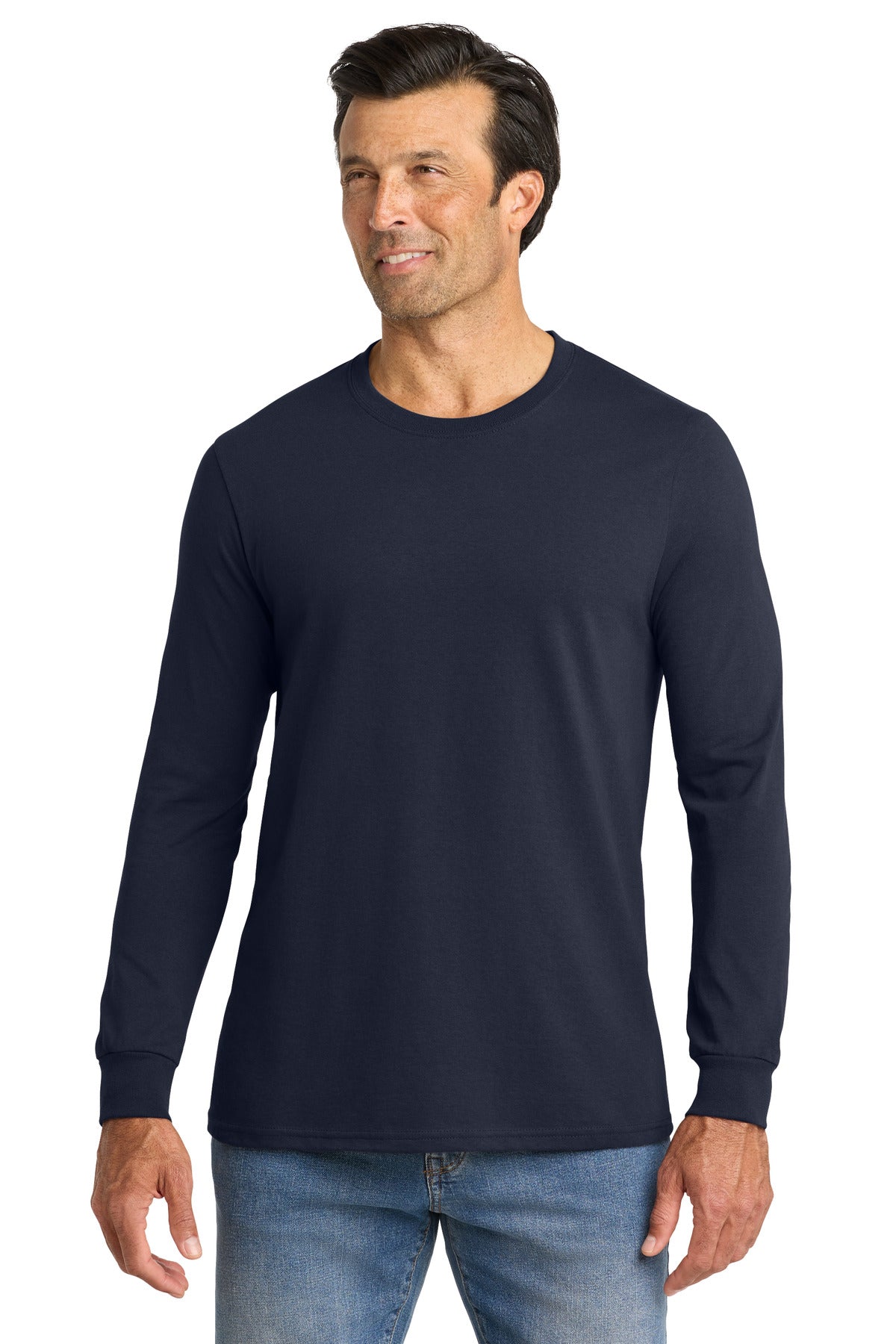 Volunteer Knitwear All-American Long Sleeve Tee - Strong Navy