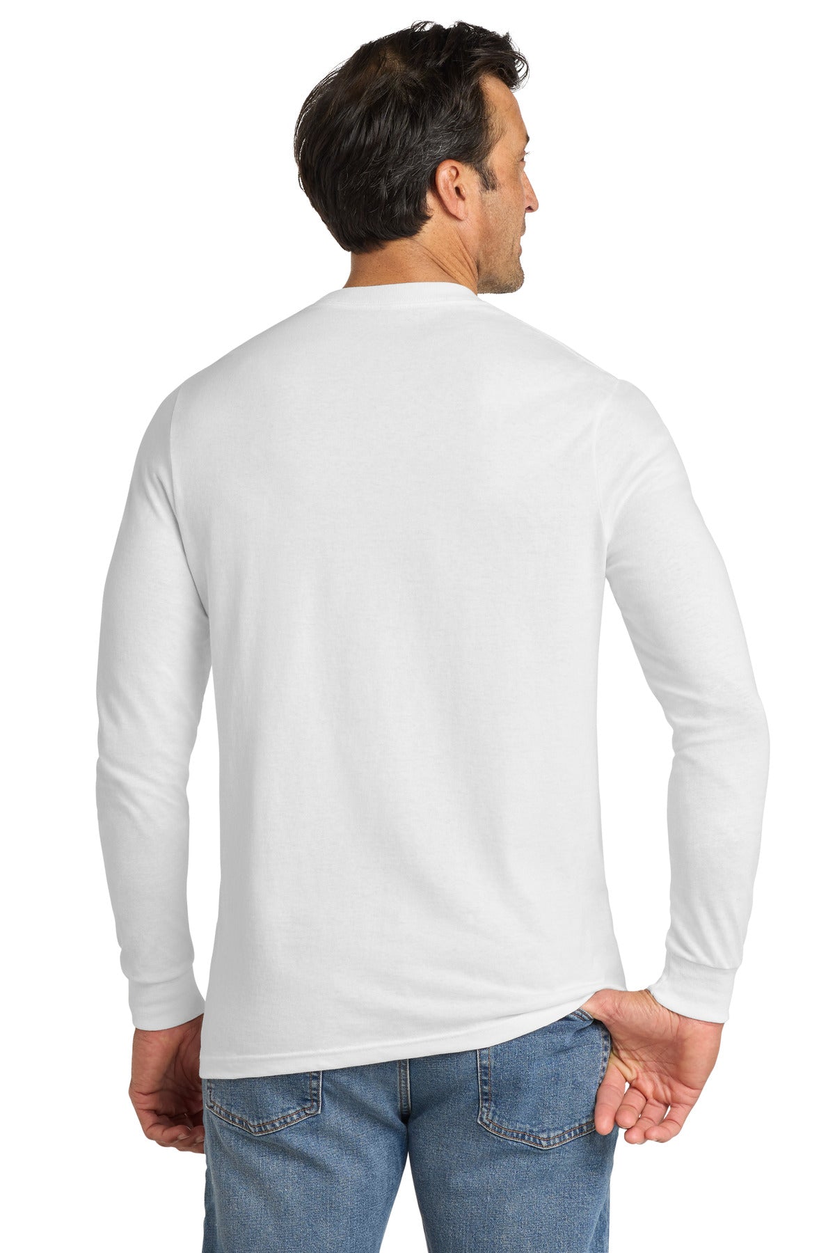 Volunteer Knitwear All-American Long Sleeve Tee - White