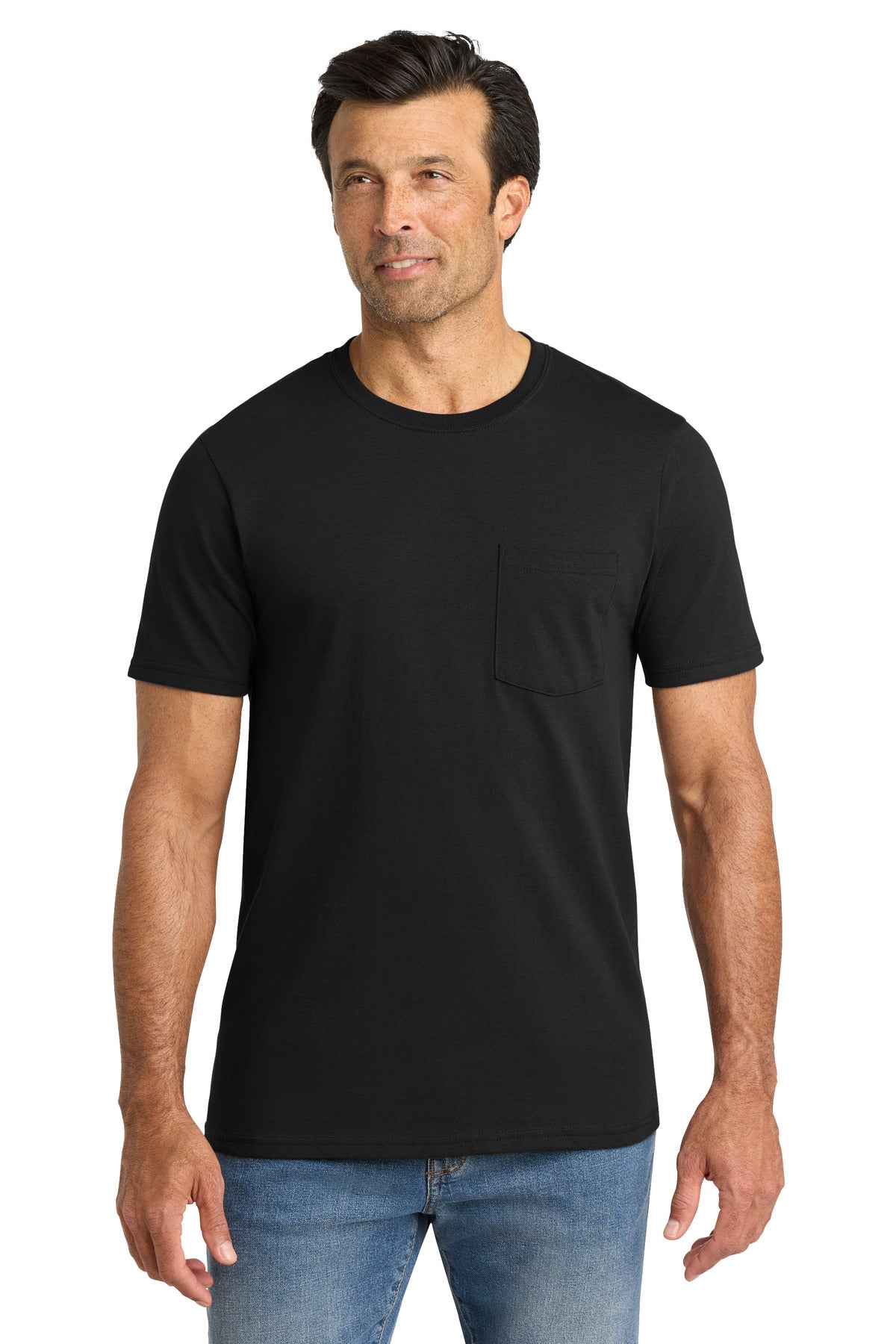 Volunteer Knitwear All-American Pocket Tee - Deep Black