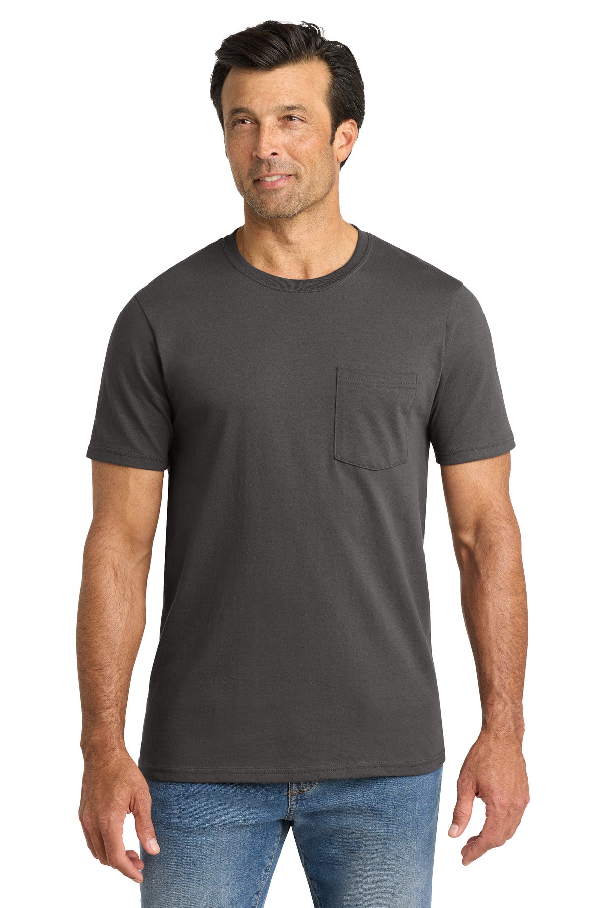Volunteer Knitwear All-American Pocket Tee - Grey Steel