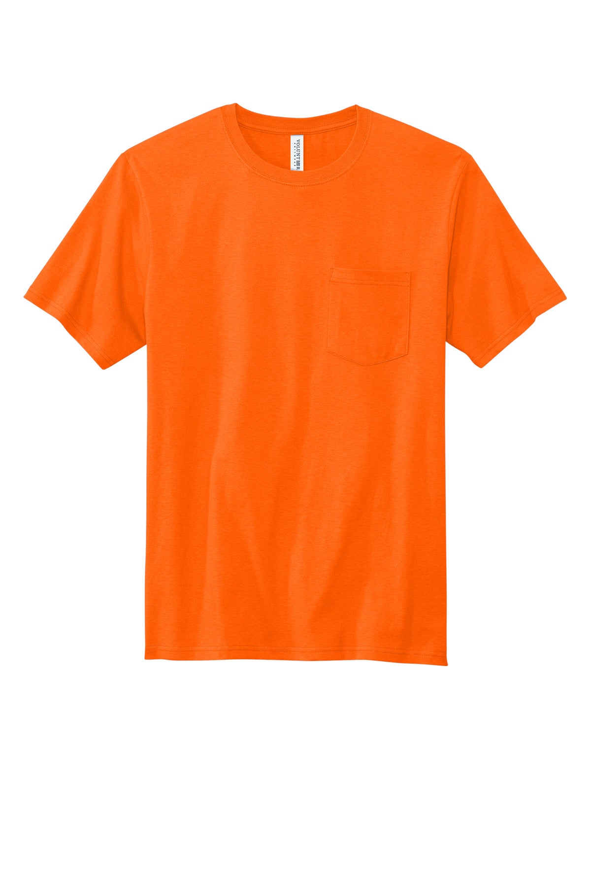 Volunteer Knitwear All-American Pocket Tee - Safety Orange