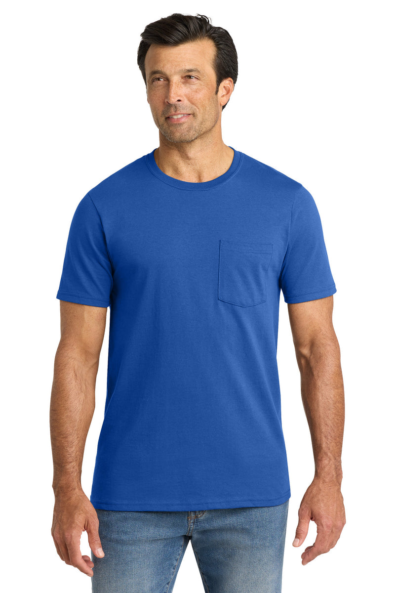 Volunteer Knitwear All-American Pocket Tee - True Royal