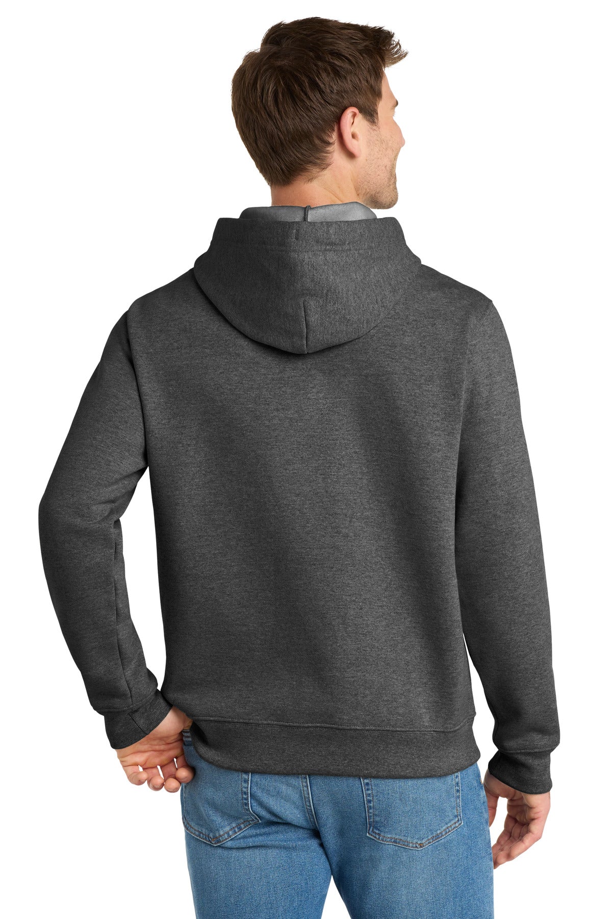 Volunteer Knitwear Chore Fleece Pullover Hoodie - Charcoal Heather