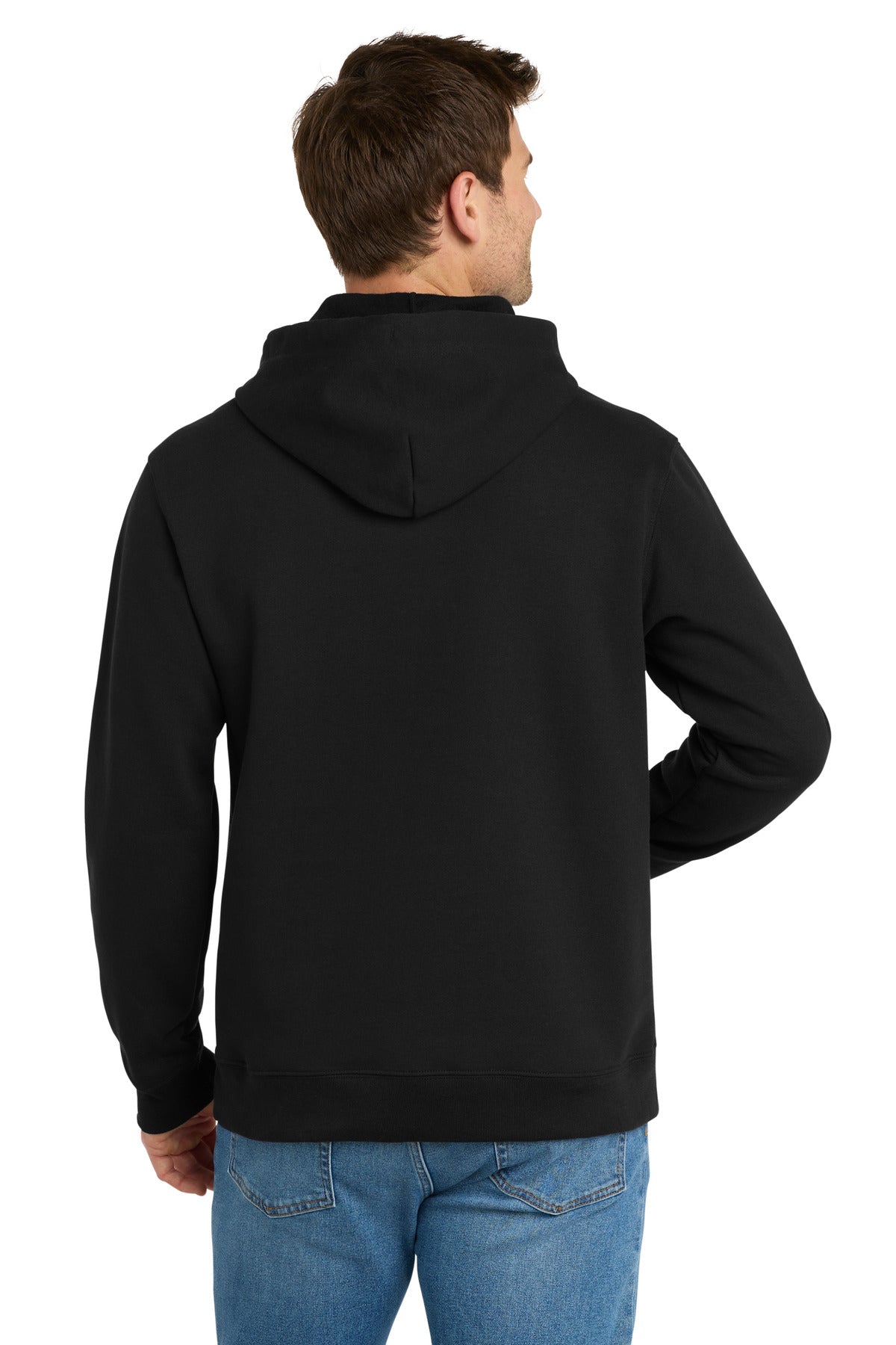 Volunteer Knitwear Chore Fleece Pullover Hoodie - Deep Black