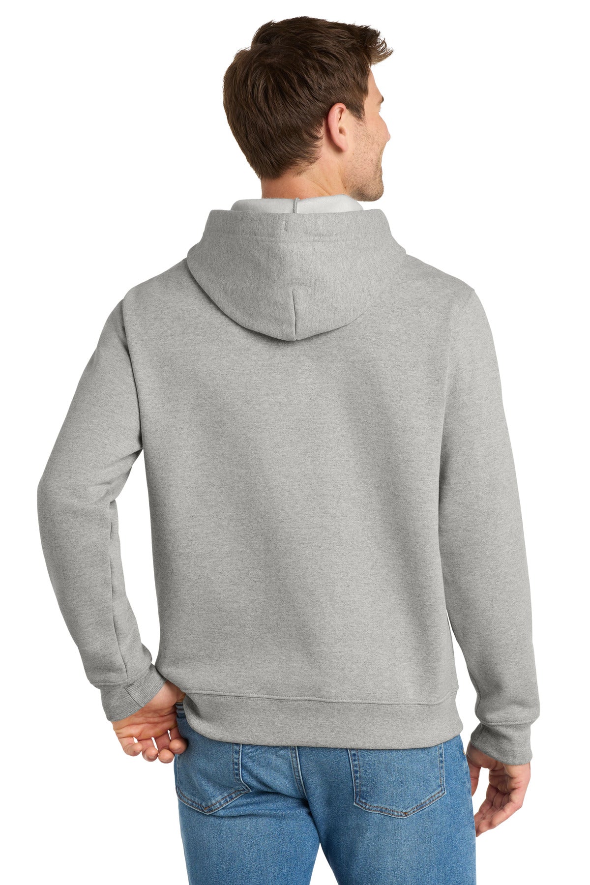 Volunteer Knitwear Chore Fleece Pullover Hoodie - Heather Grey