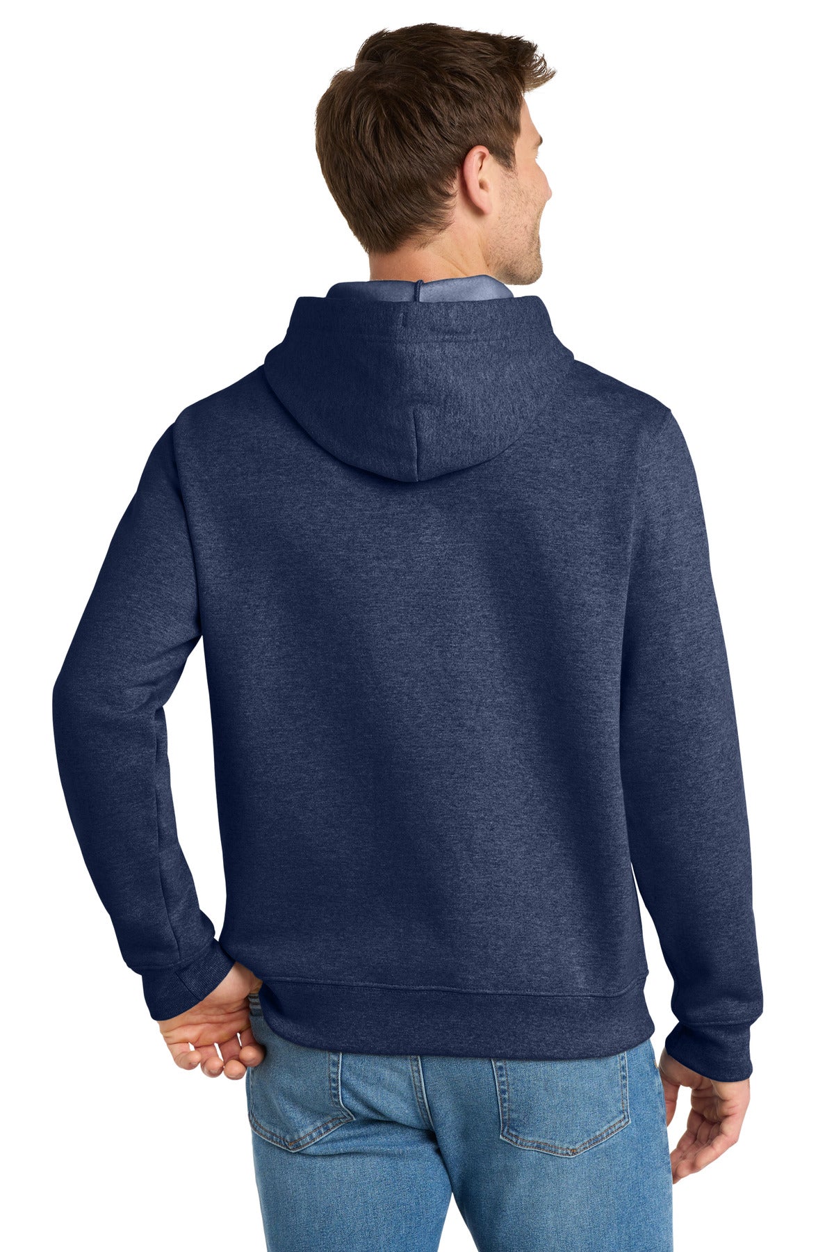 Volunteer Knitwear Chore Fleece Pullover Hoodie - Strong Navy Heather