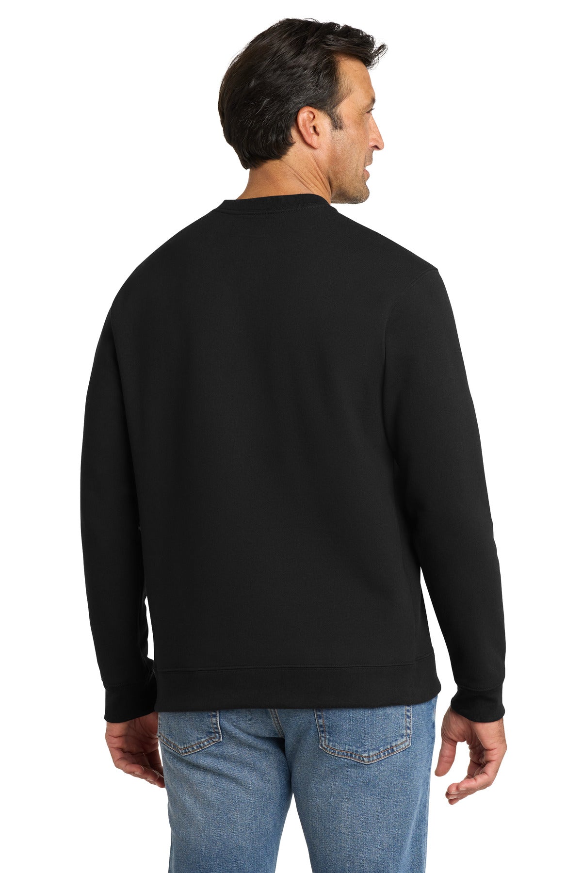 Volunteer Knitwear Chore Fleece Crewneck - Deep Black