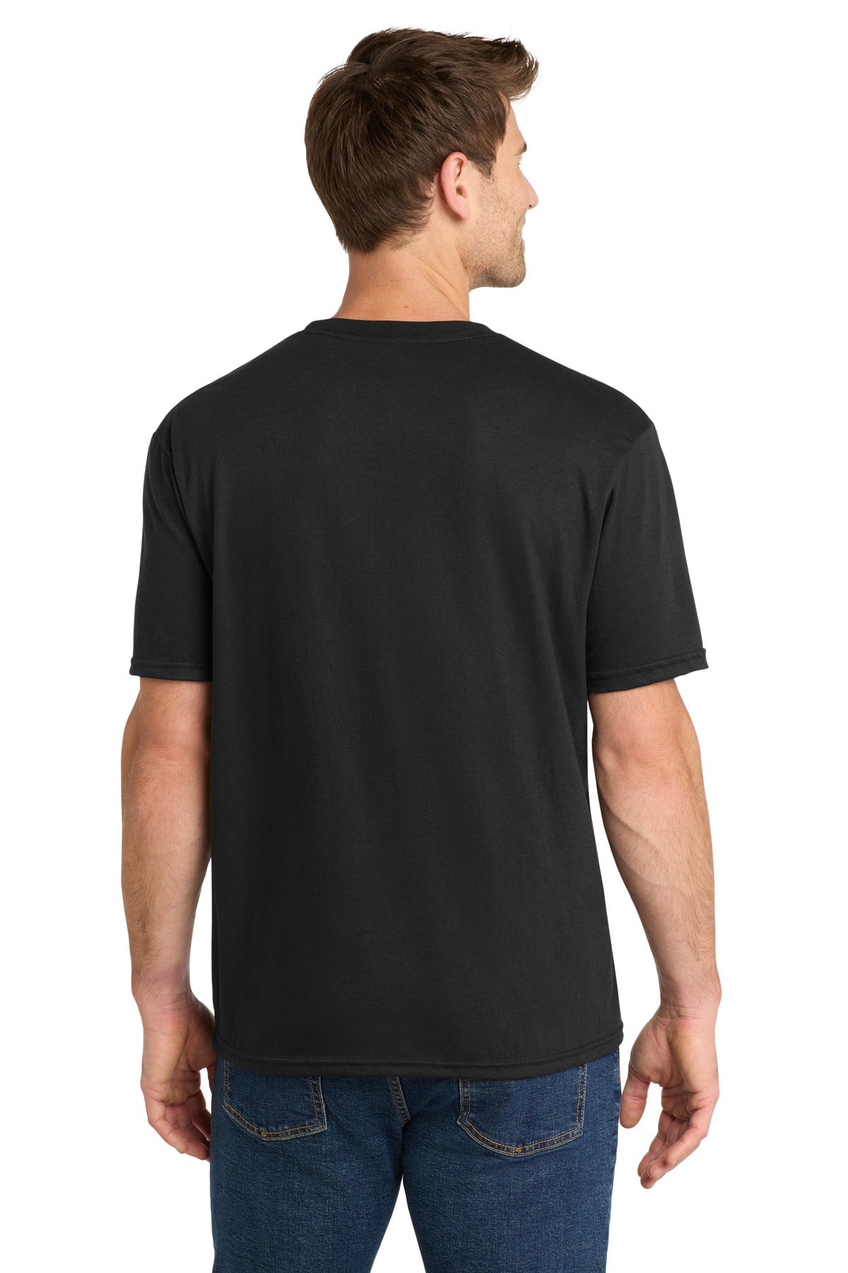 Volunteer Knitwear Tri Tee - Deep Black Solid
