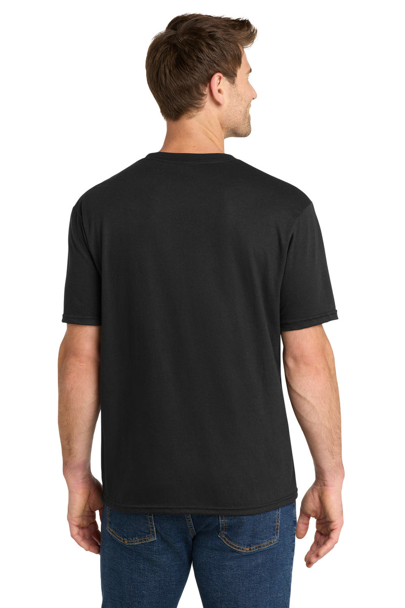 Volunteer Knitwear Tri Tee - Deep Black Solid