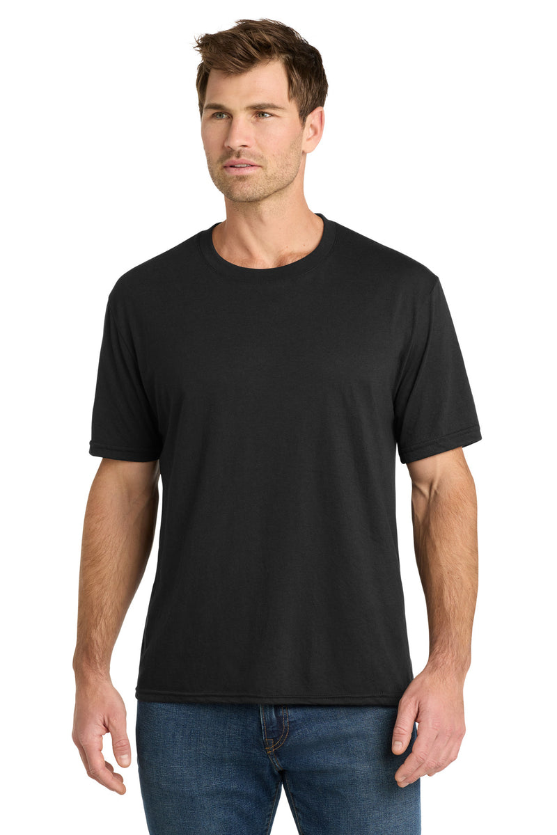 Volunteer Knitwear Tri Tee - Deep Black Solid