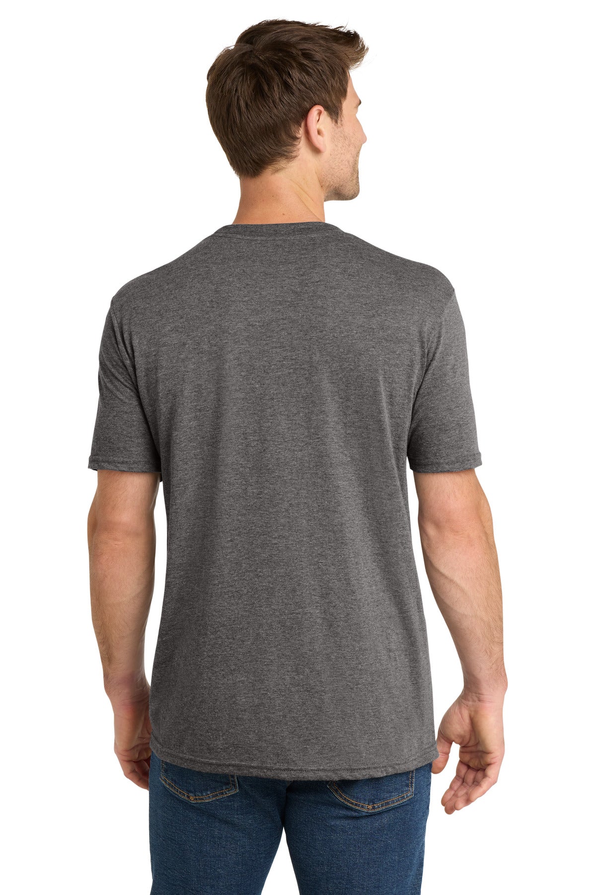 Volunteer Knitwear Tri Tee - Heather Grey Steel