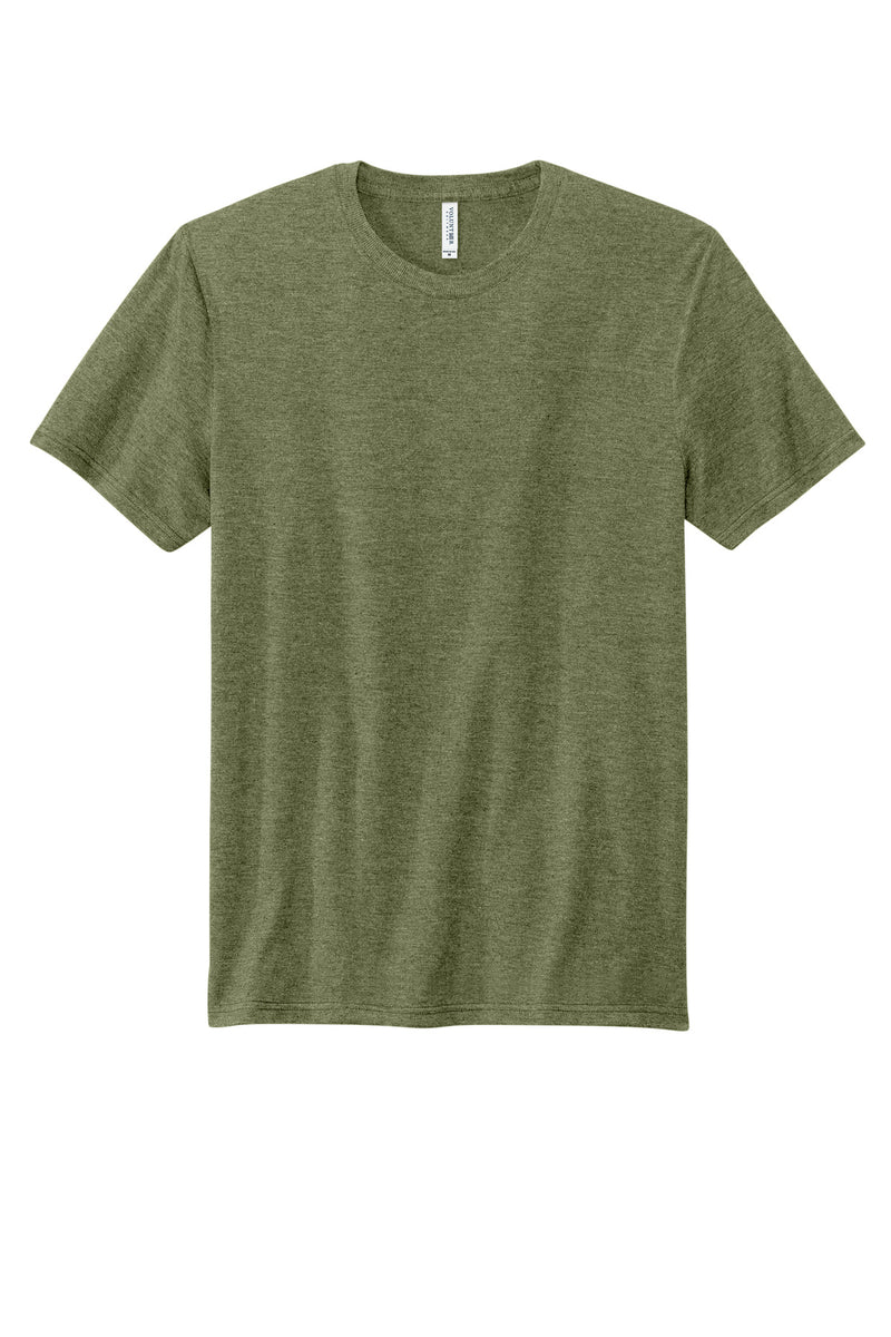 Volunteer Knitwear Tri Tee - Military Green Heather