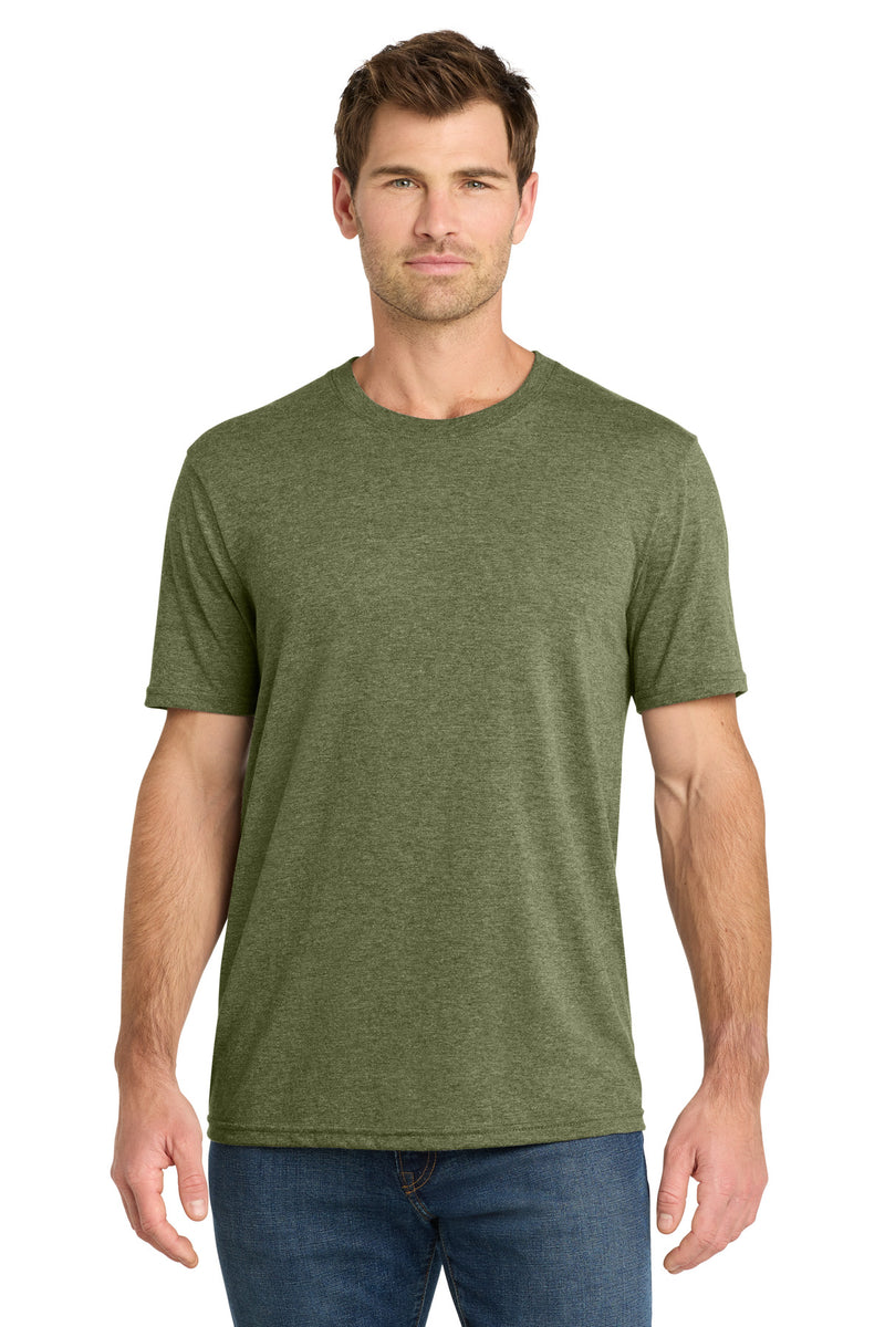 Volunteer Knitwear Tri Tee - Military Green Heather