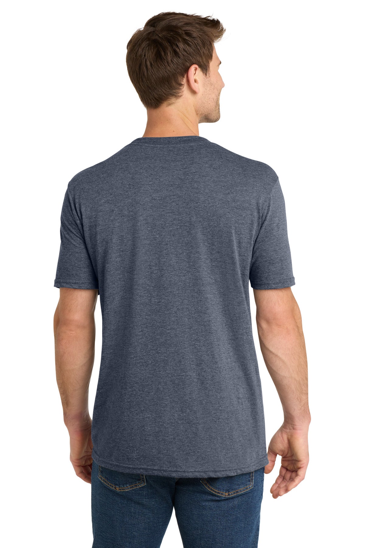 Volunteer Knitwear Tri Tee - Navy Heather