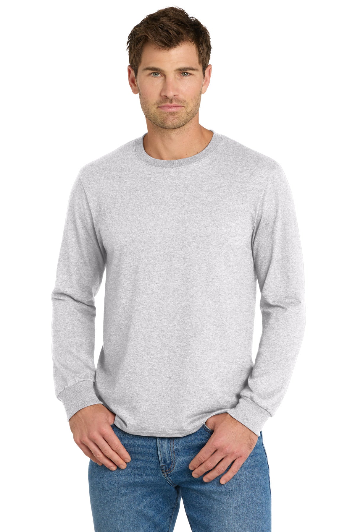 Volunteer Knitwear Chore Long Sleeve Tee - Athletic Heather