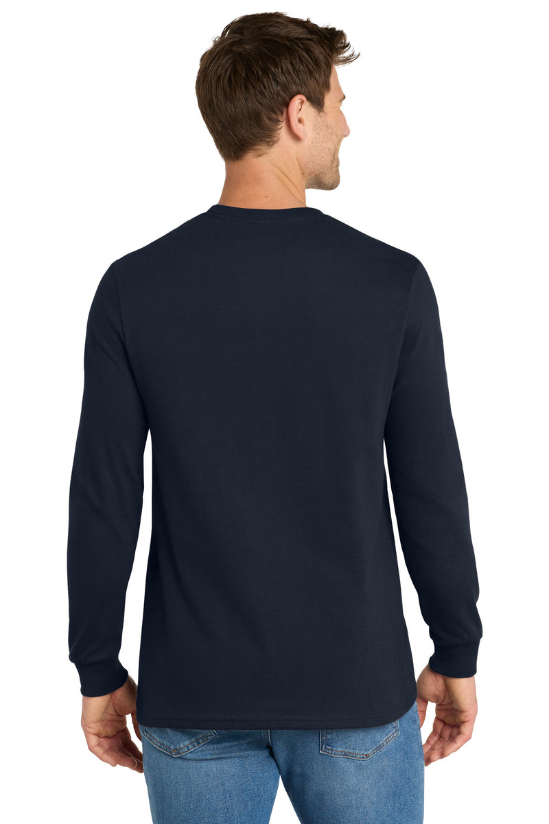 Volunteer Knitwear Chore Long Sleeve Tee - Strong Navy