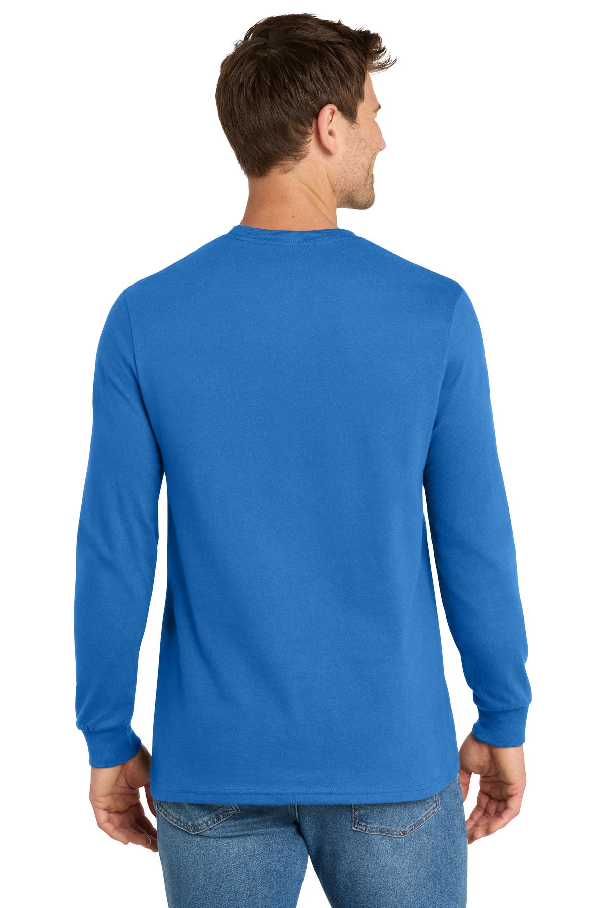 Volunteer Knitwear Chore Long Sleeve Tee - True Royal