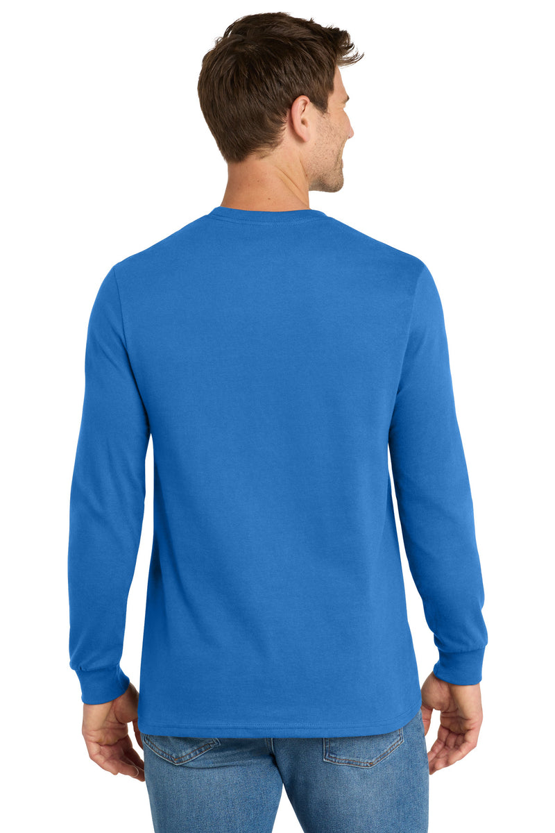 Volunteer Knitwear Chore Long Sleeve Tee - True Royal