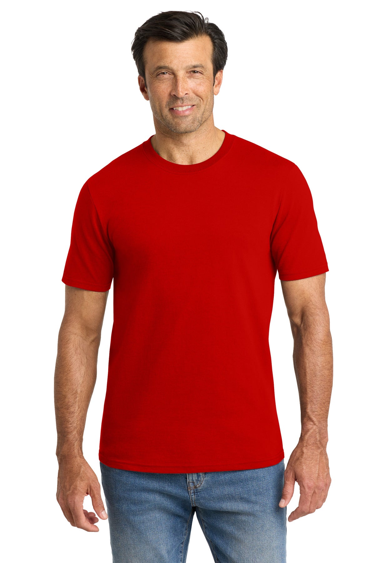 Volunteer Knitwear Chore Tee - Flag Red