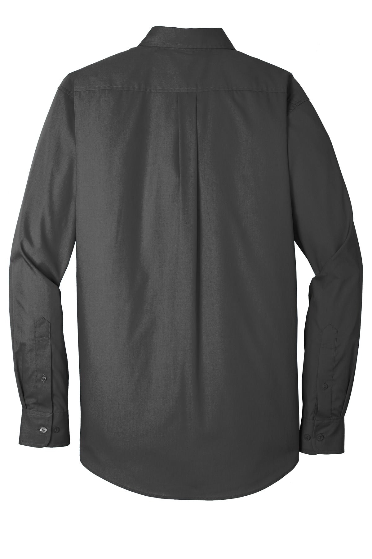 Port Authority Long Sleeve Carefree Poplin Shirt - Graphite