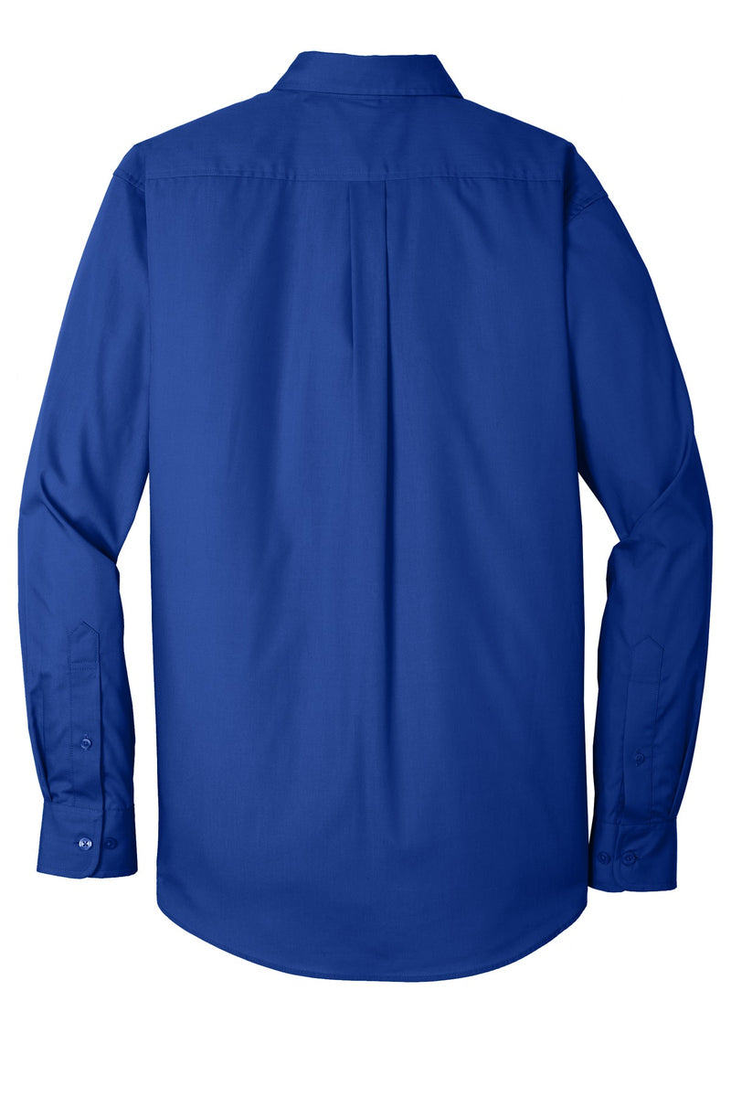 Port Authority Long Sleeve Carefree Poplin Shirt - True Royal
