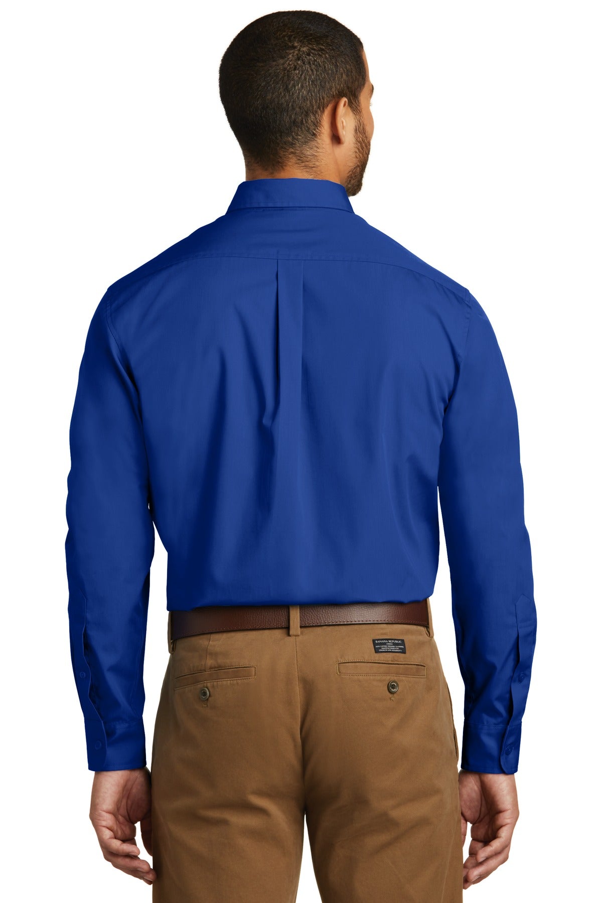 Port Authority Long Sleeve Carefree Poplin Shirt - True Royal