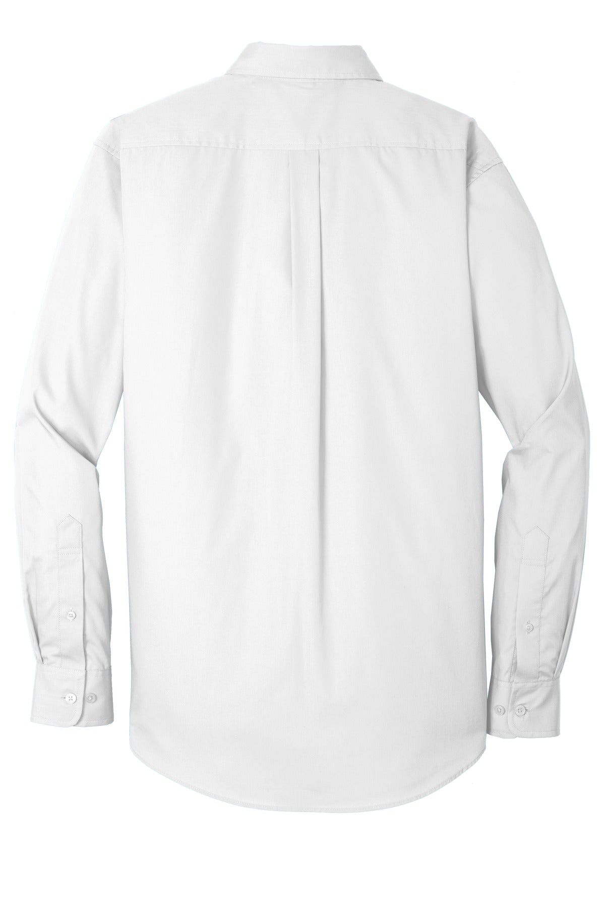 Port Authority Long Sleeve Carefree Poplin Shirt - White