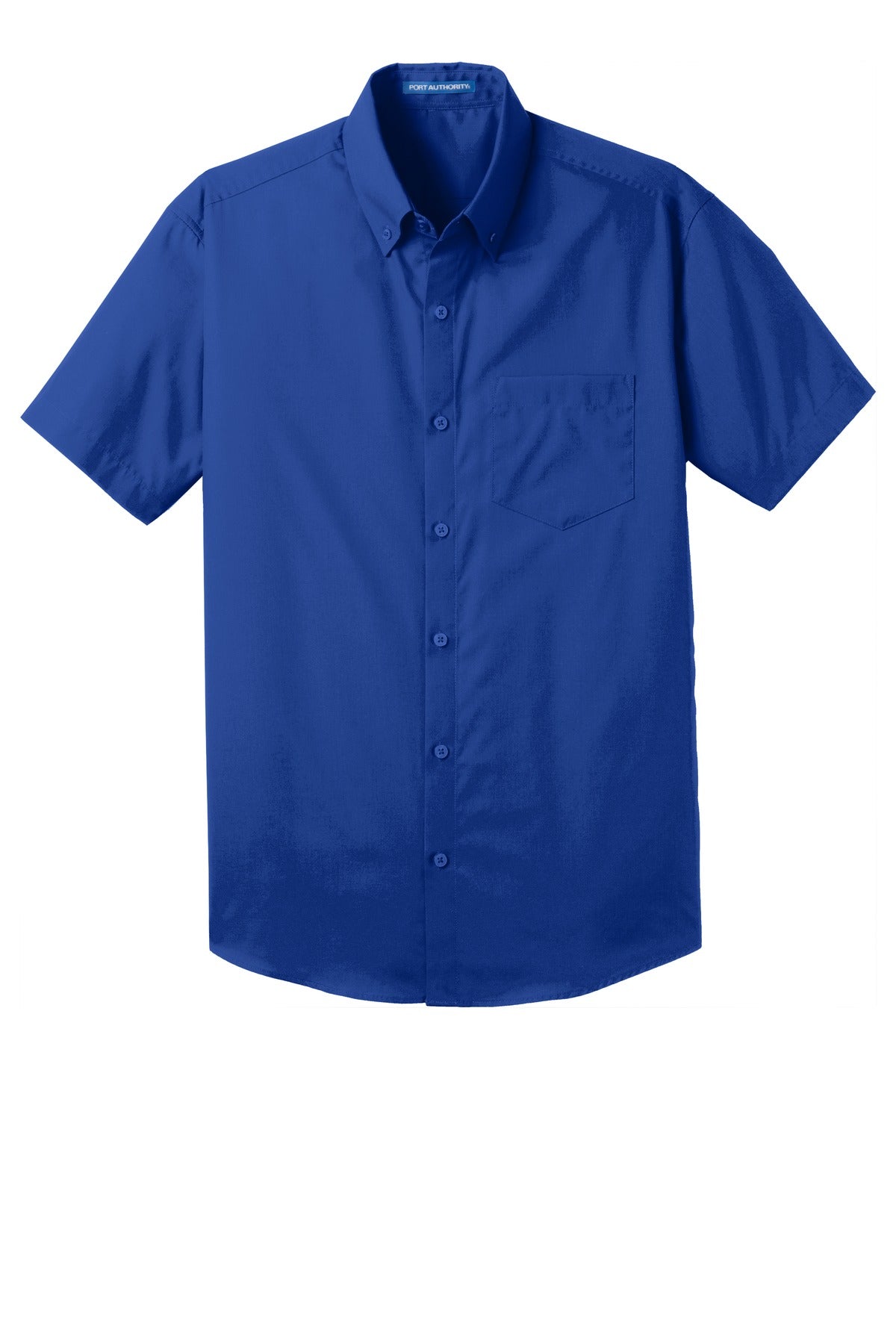 Port Authority Short Sleeve Carefree Poplin Shirt - True Royal