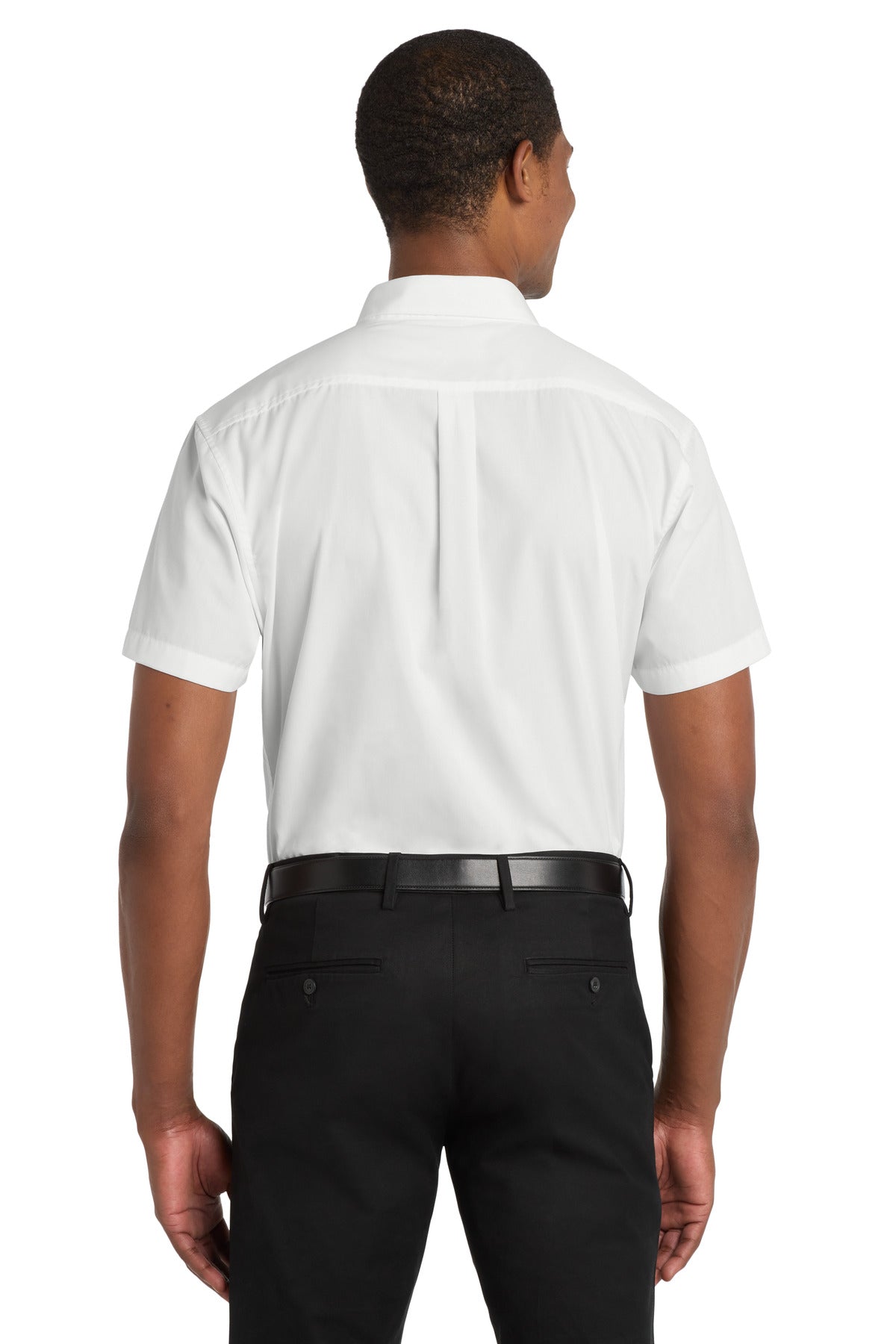 Port Authority Short Sleeve Carefree Poplin Shirt - White