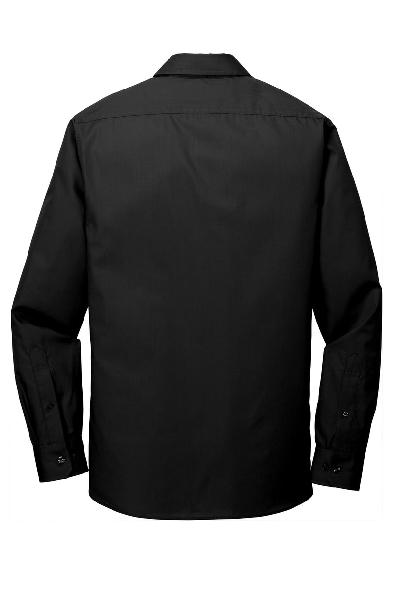 Port Authority  Slim Fit Carefree Poplin Shirt - Deep Black