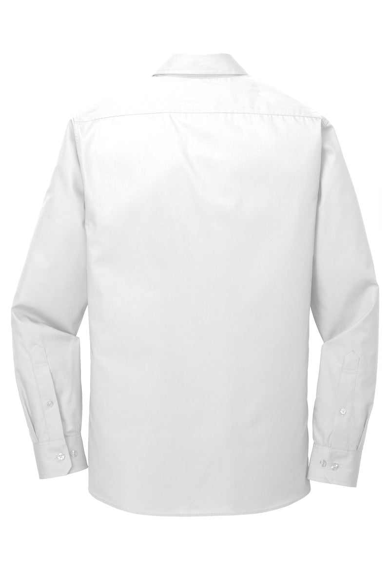 Port Authority  Slim Fit Carefree Poplin Shirt - White