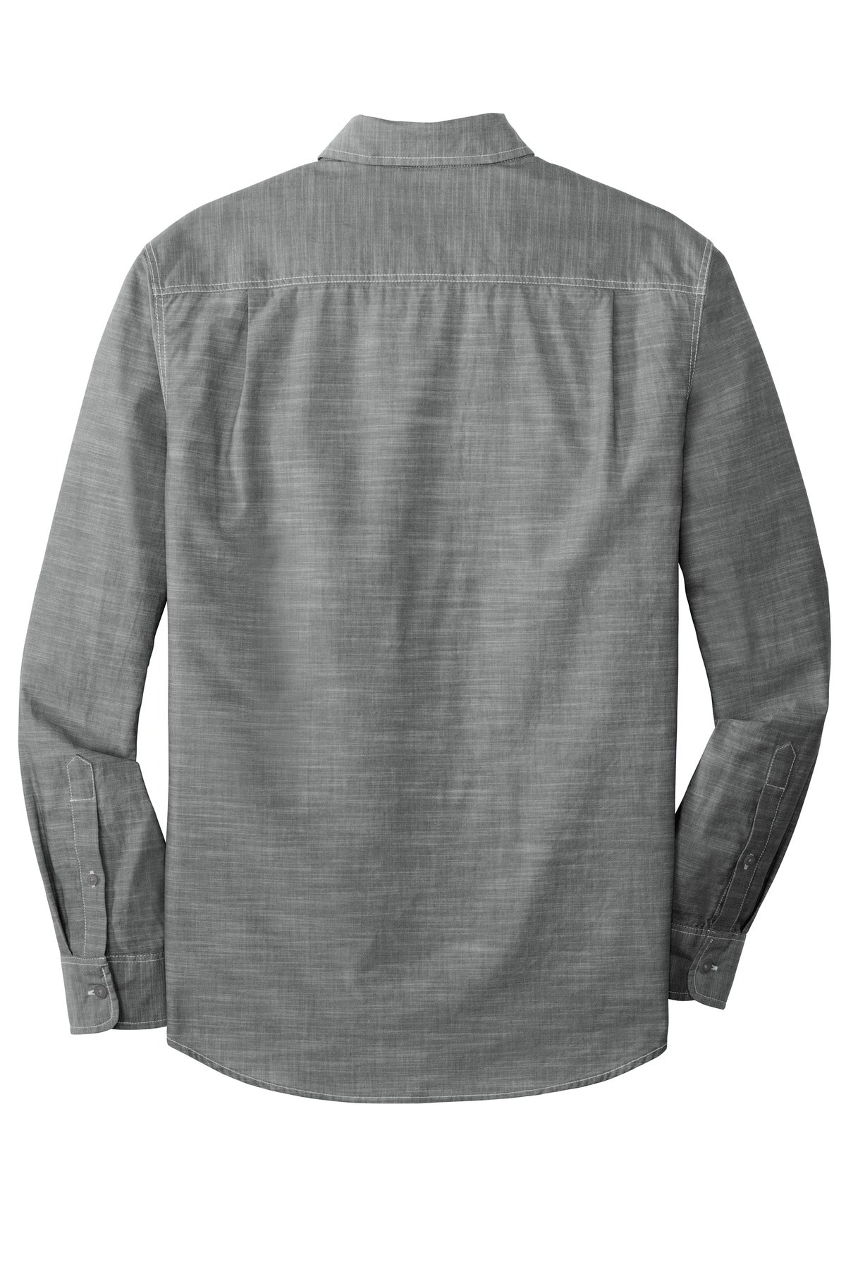 Port Authority Slub Chambray Shirt - Grey