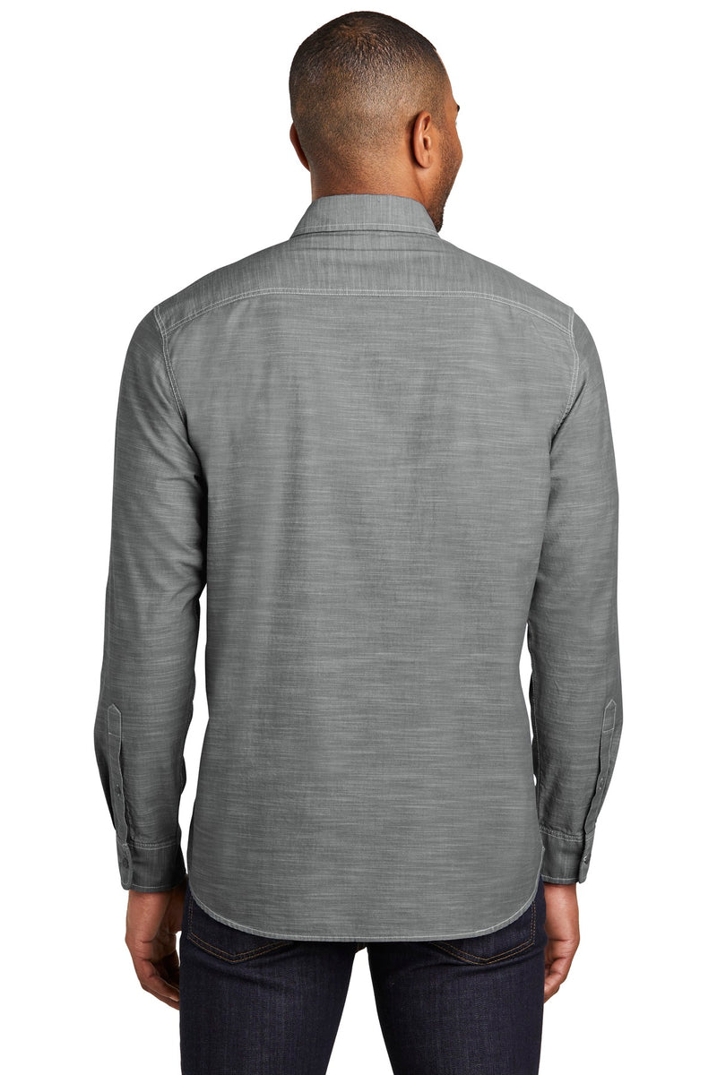Port Authority Slub Chambray Shirt - Grey