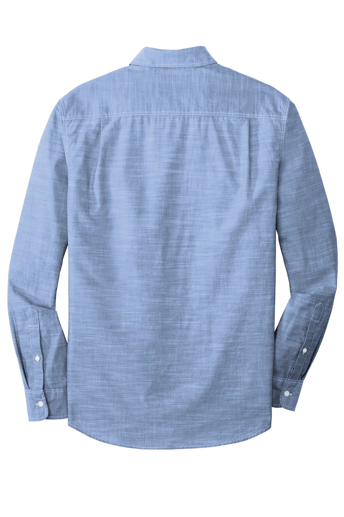Port Authority Slub Chambray Shirt - Light Blue