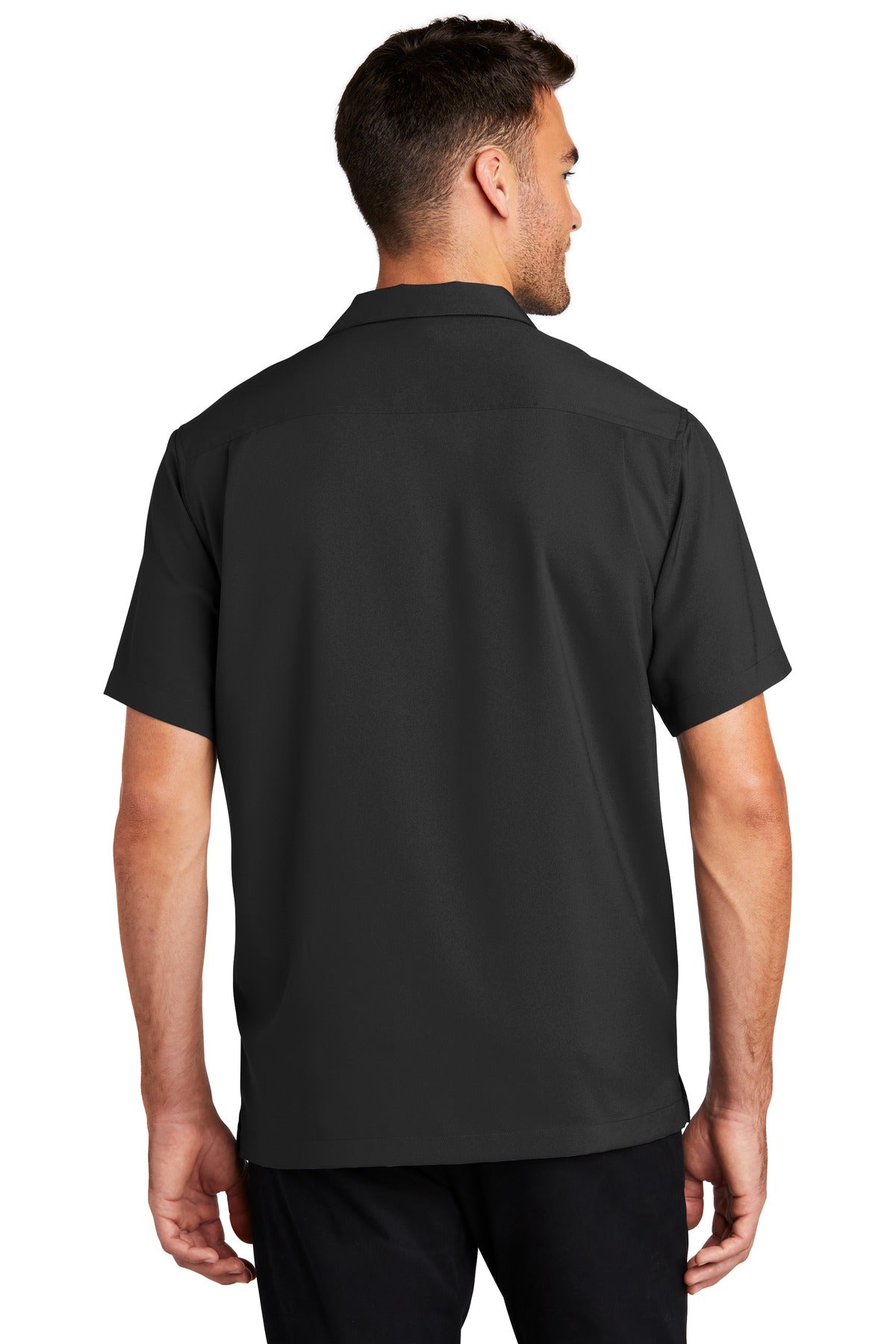 Port Authority  Short Sleeve Performance Staff Shirt - Black