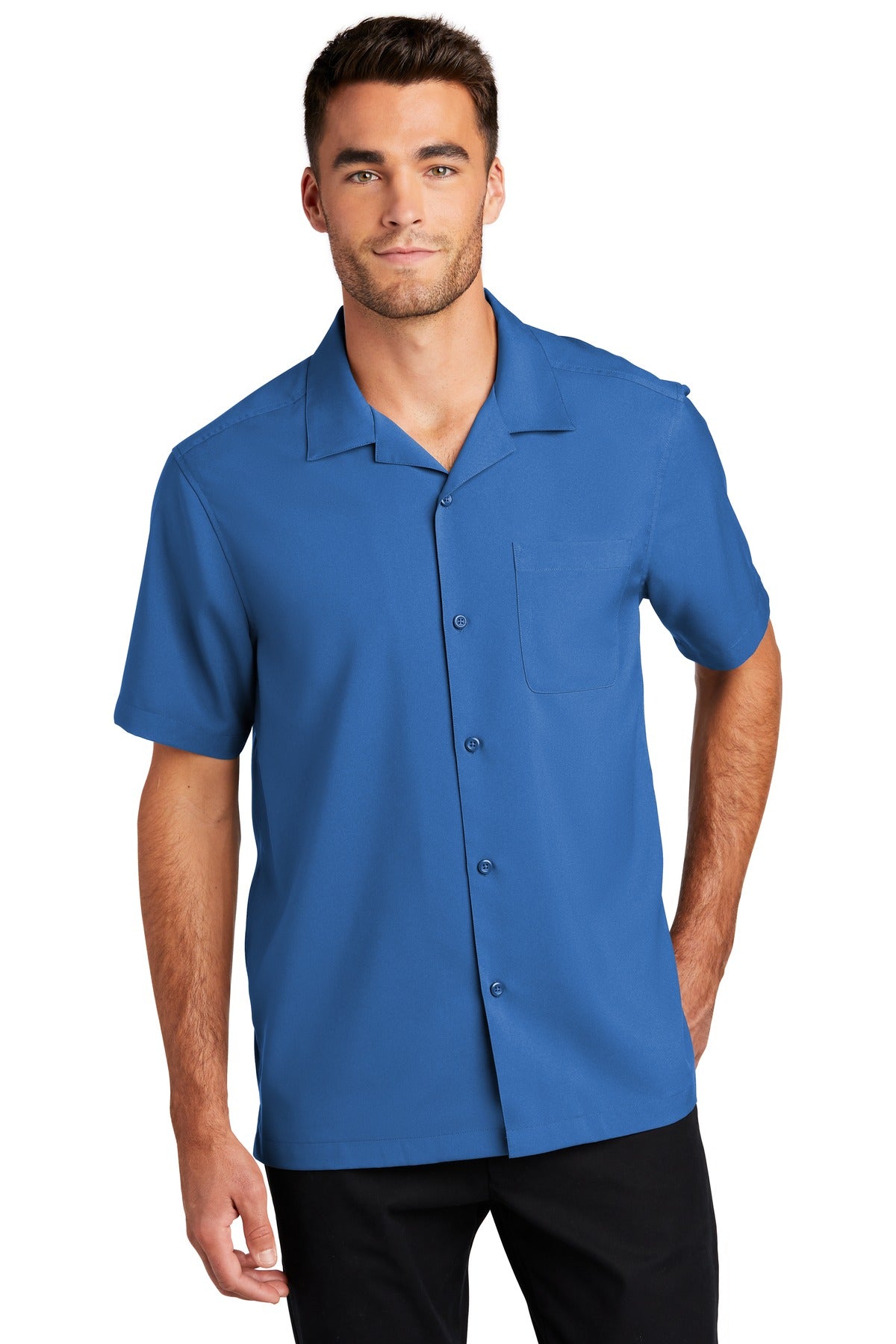 Port Authority  Short Sleeve Performance Staff Shirt - True Blue
