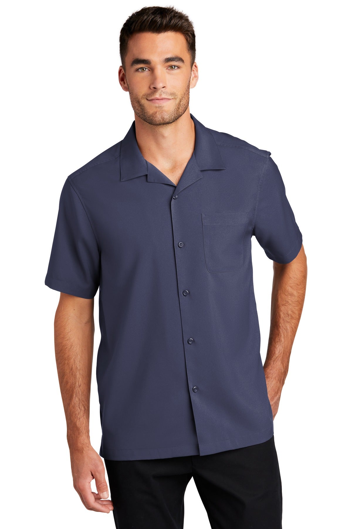 Port Authority  Short Sleeve Performance Staff Shirt - True Navy