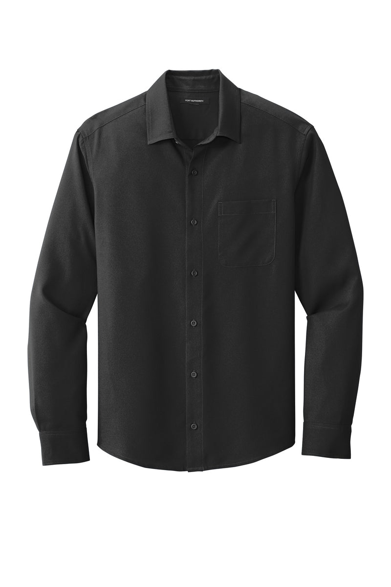 Port Authority  Long Sleeve Performance Staff Shirt - Black