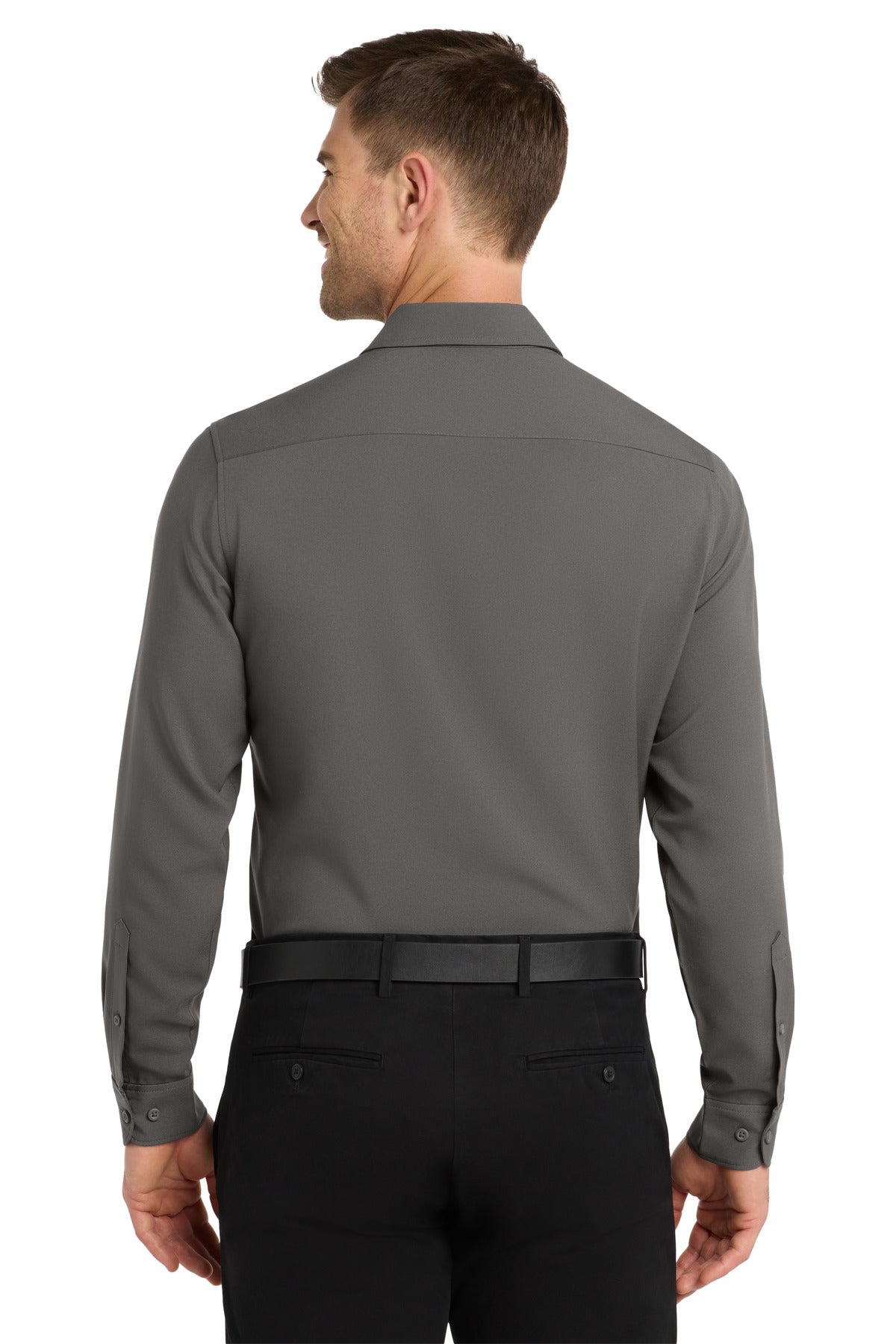 Port Authority  Long Sleeve Performance Staff Shirt - Graphite
