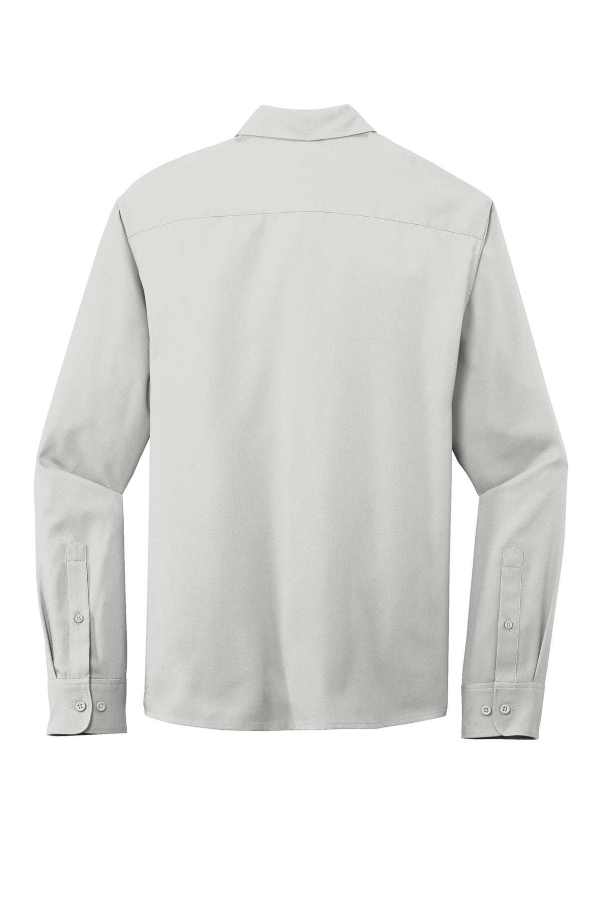 Port Authority  Long Sleeve Performance Staff Shirt - Silver