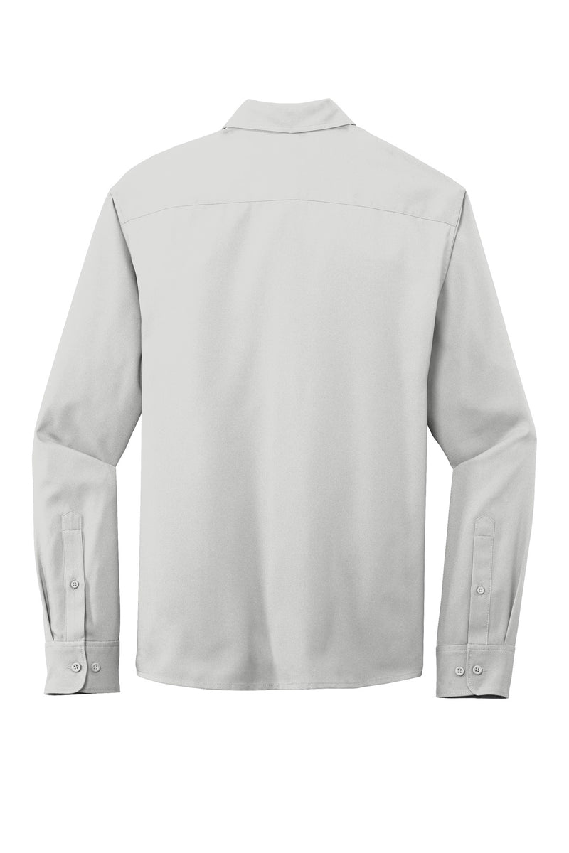 Port Authority  Long Sleeve Performance Staff Shirt - Silver